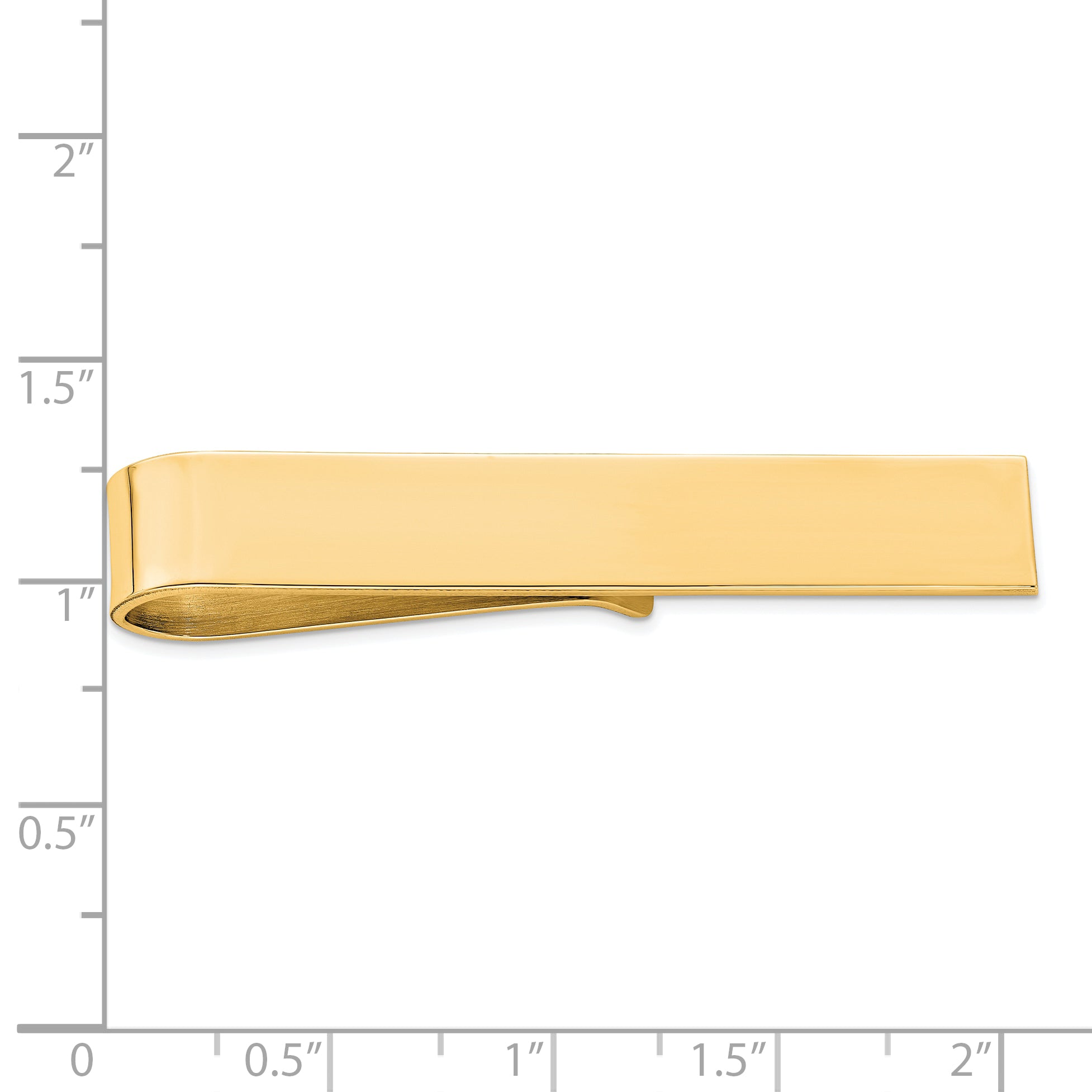 Sterling Silver Gold-plated Tie Bar Secondary image