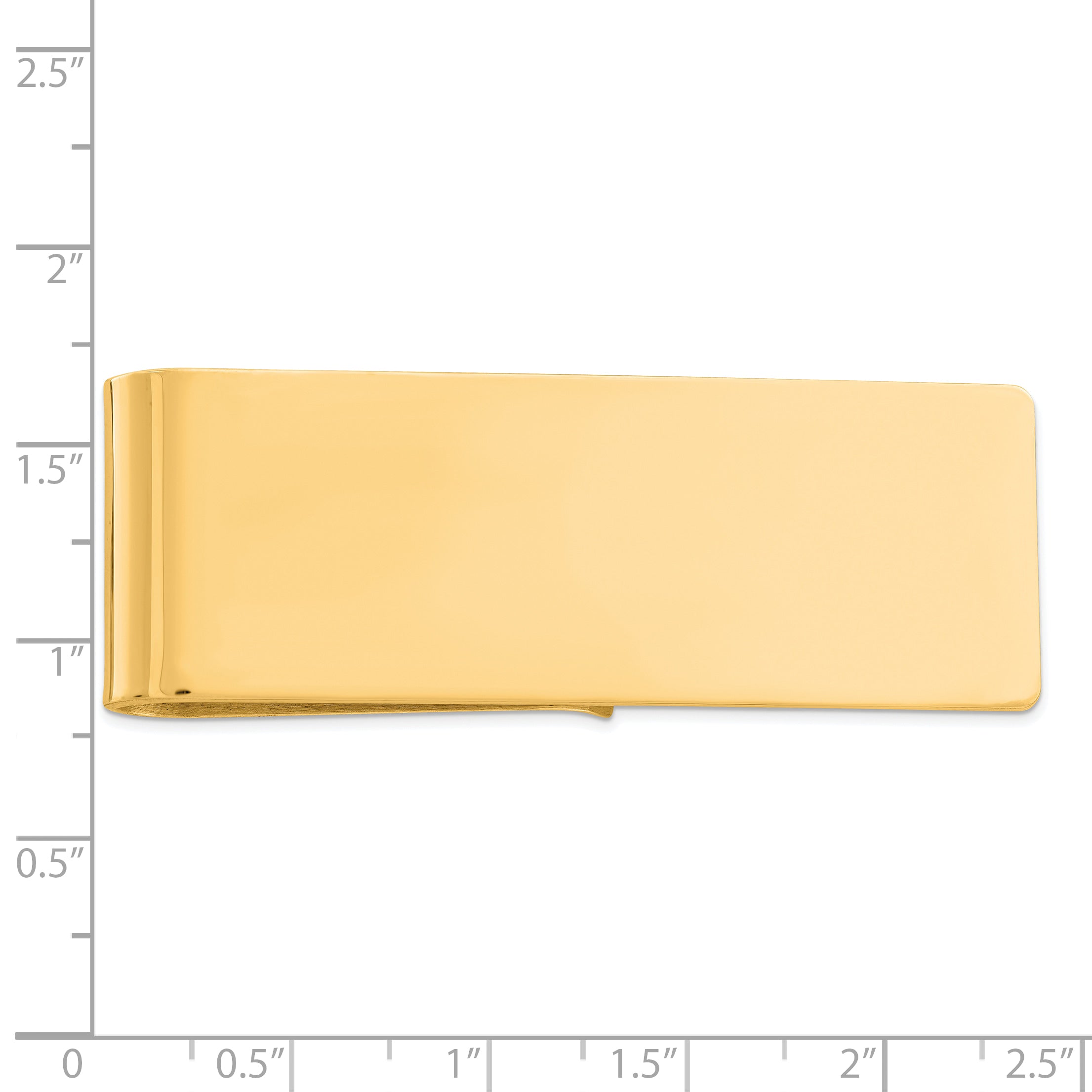 Sterling Silver Gold-plated Money Clip Secondary image