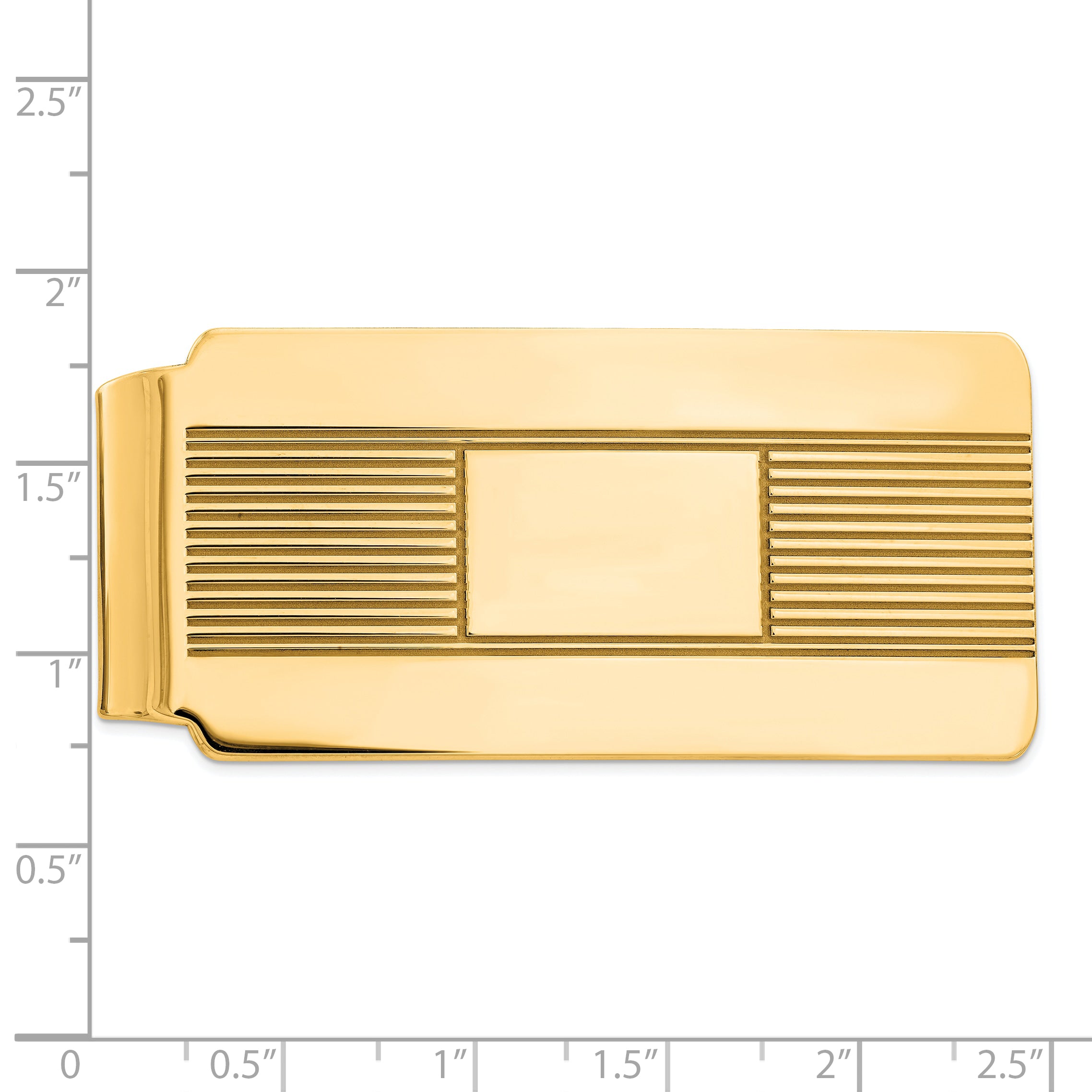 Sterling Silver Gold-plated Money Clip Secondary image