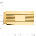 Sterling Silver Gold-plated Money Clip