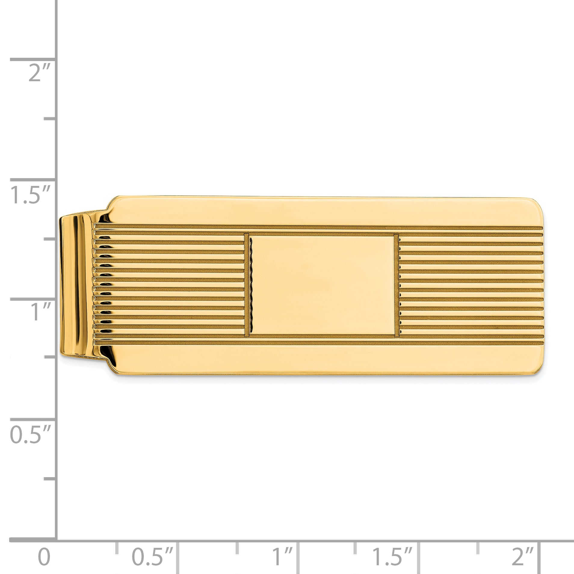 Sterling Silver Gold-plated Money Clip Secondary image