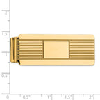 Sterling Silver Gold-plated Money Clip