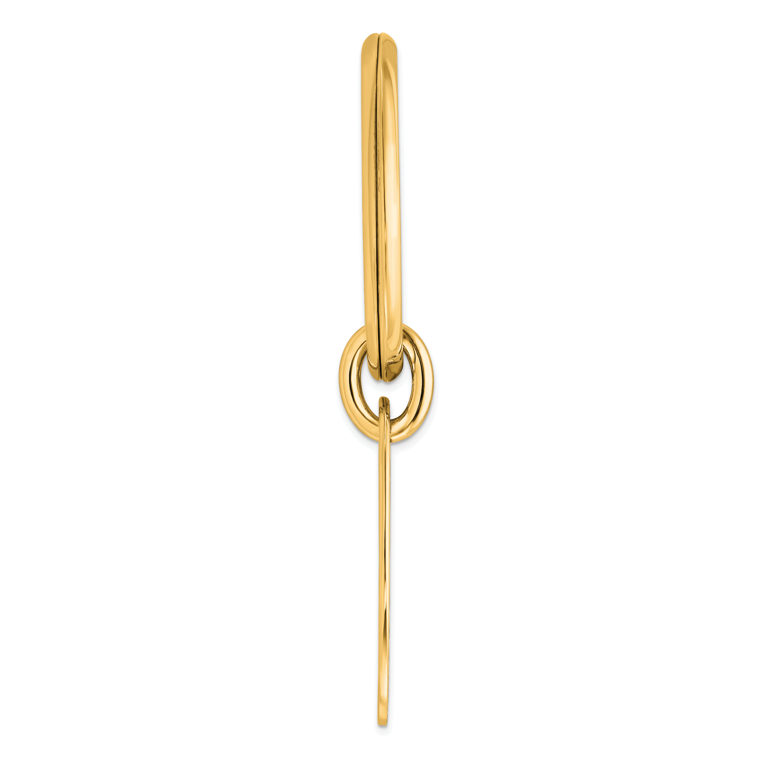 Sterling Silver Gold-plated Key Chain Secondary image