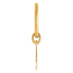 Sterling Silver Gold-plated Key Chain