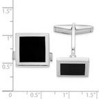 Sterling Silver Onyx Cuff Links