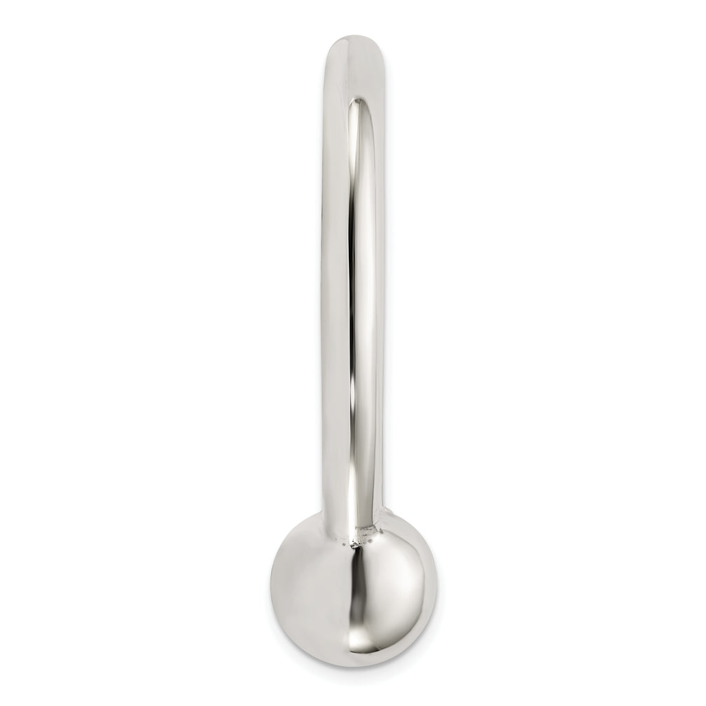 Sterling Silver 1 Screw-off Ball Key Chain
