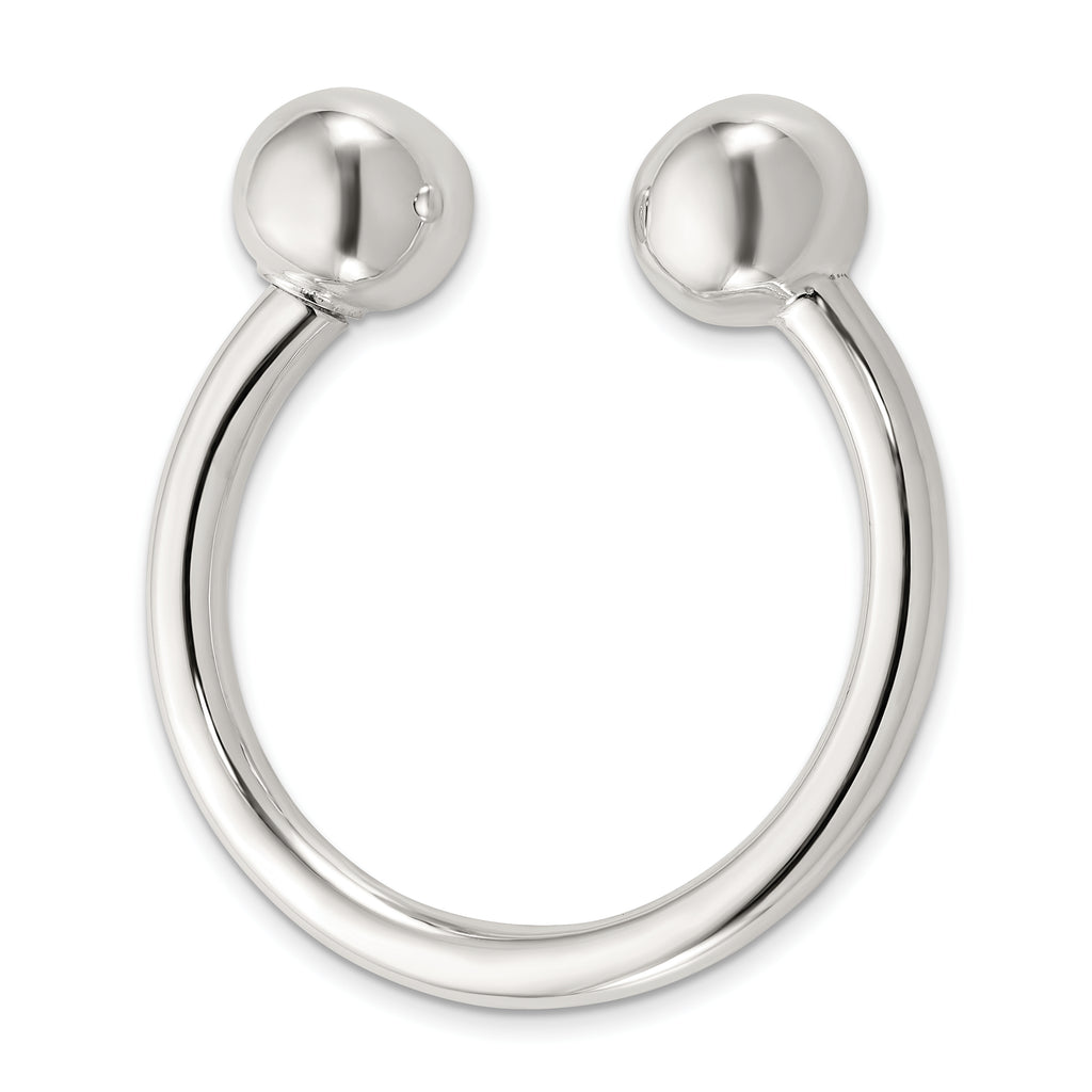 Sterling Silver 1 Screw-off Ball Key Chain