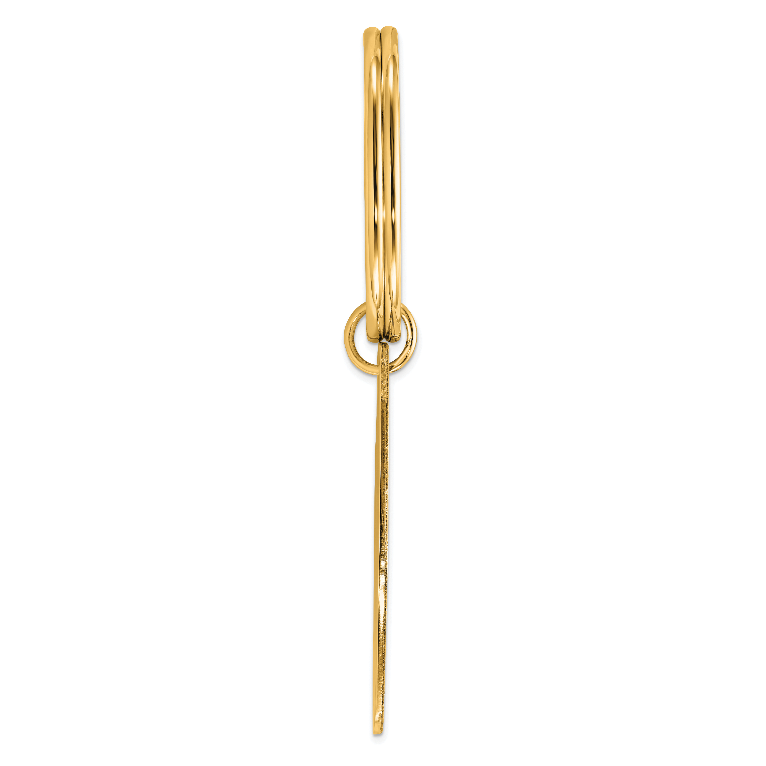 Sterling Silver Gold-plated Key Chain Secondary image