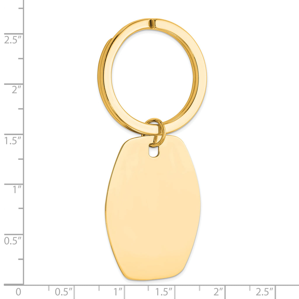 Sterling Silver Gold-plated Key Chain