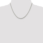 Sterling Silver 1.8mm D/C Square Franco Chain