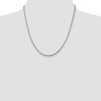Sterling Silver 1.8mm D/C Square Franco Chain