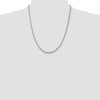 Sterling Silver 1.8mm D/C Square Franco Chain