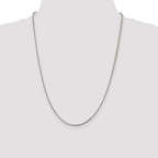 Sterling Silver 1.8mm D/C Square Franco Chain
