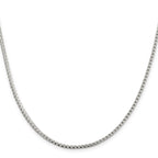Sterling Silver Diamond-Cut Franco Chain Necklace 2.55mm