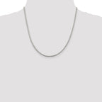 Sterling Silver 2.55mm D/C Square Franco Chain
