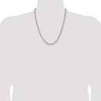 Sterling Silver 4.0mm D/C Square Franco Chain