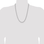 Sterling Silver 4.0mm D/C Square Franco Chain