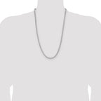 Sterling Silver 4.0mm D/C Square Franco Chain
