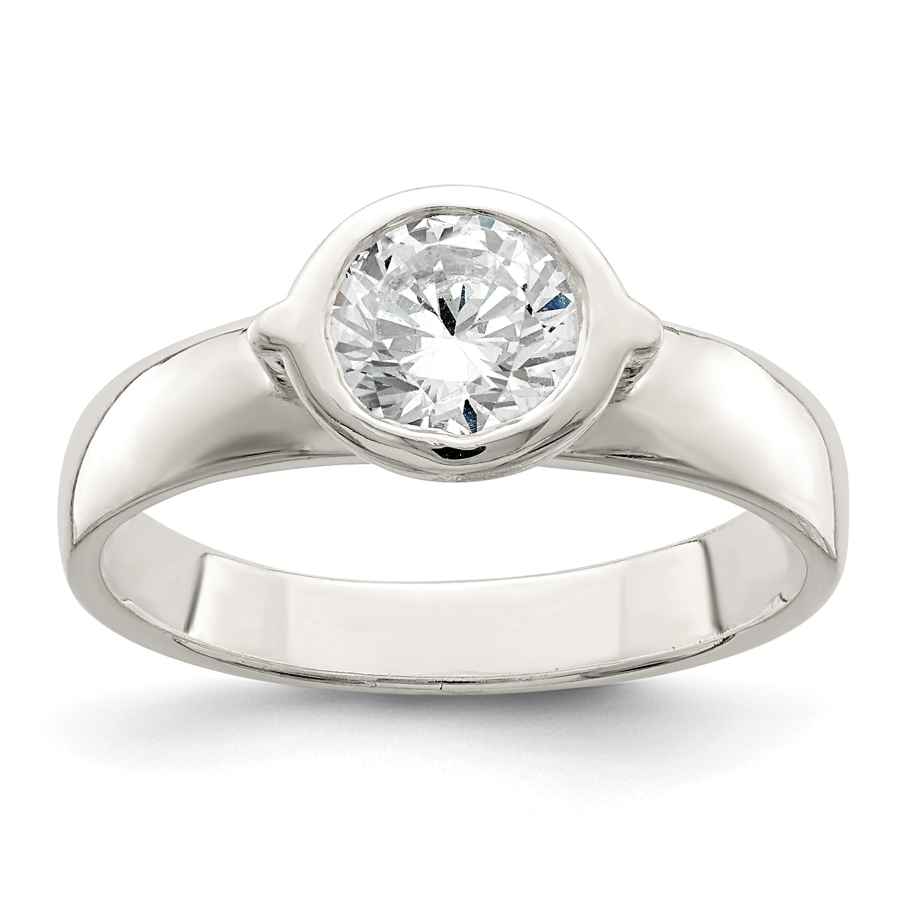 Sterling Silver CZ Ring Main image