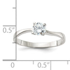 Sterling Silver Cubic Zirconi Ring
