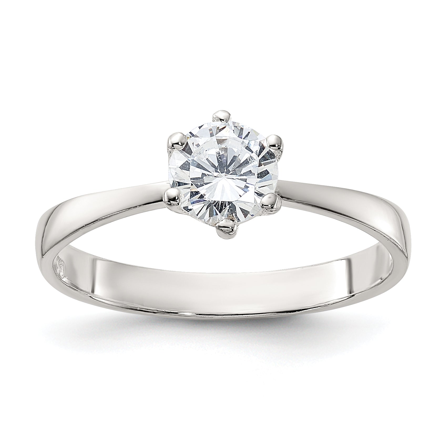 Sterling Silver CZ Ring Main image