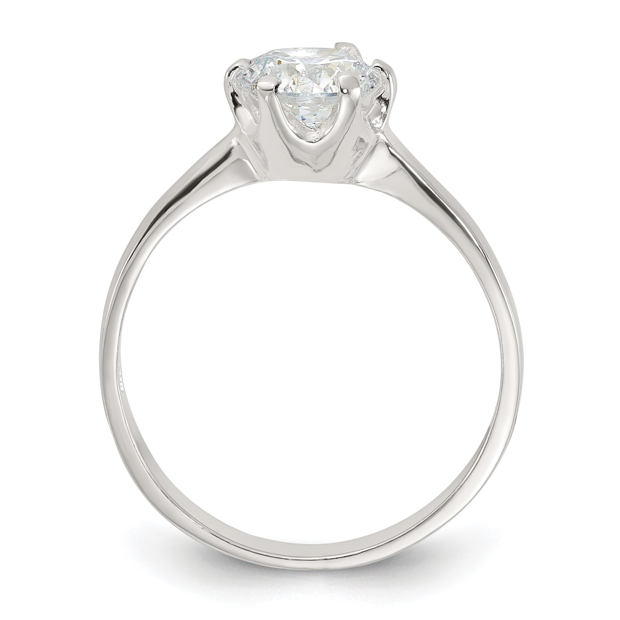 Sterling Silver CZ Ring Secondary image