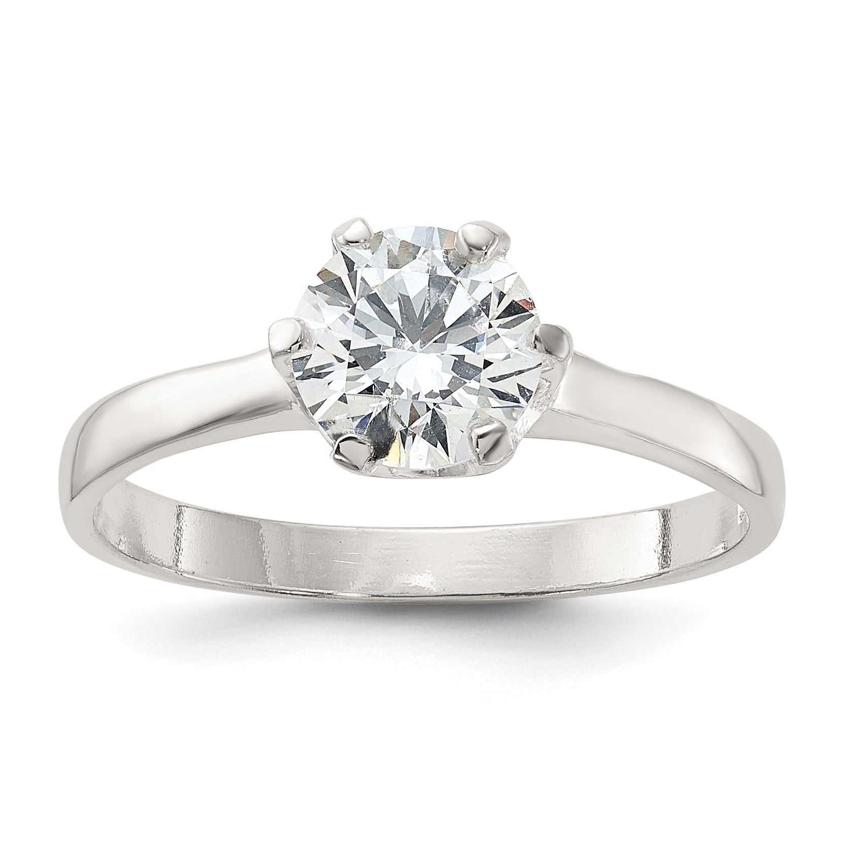 Sterling Silver CZ Ring Main image
