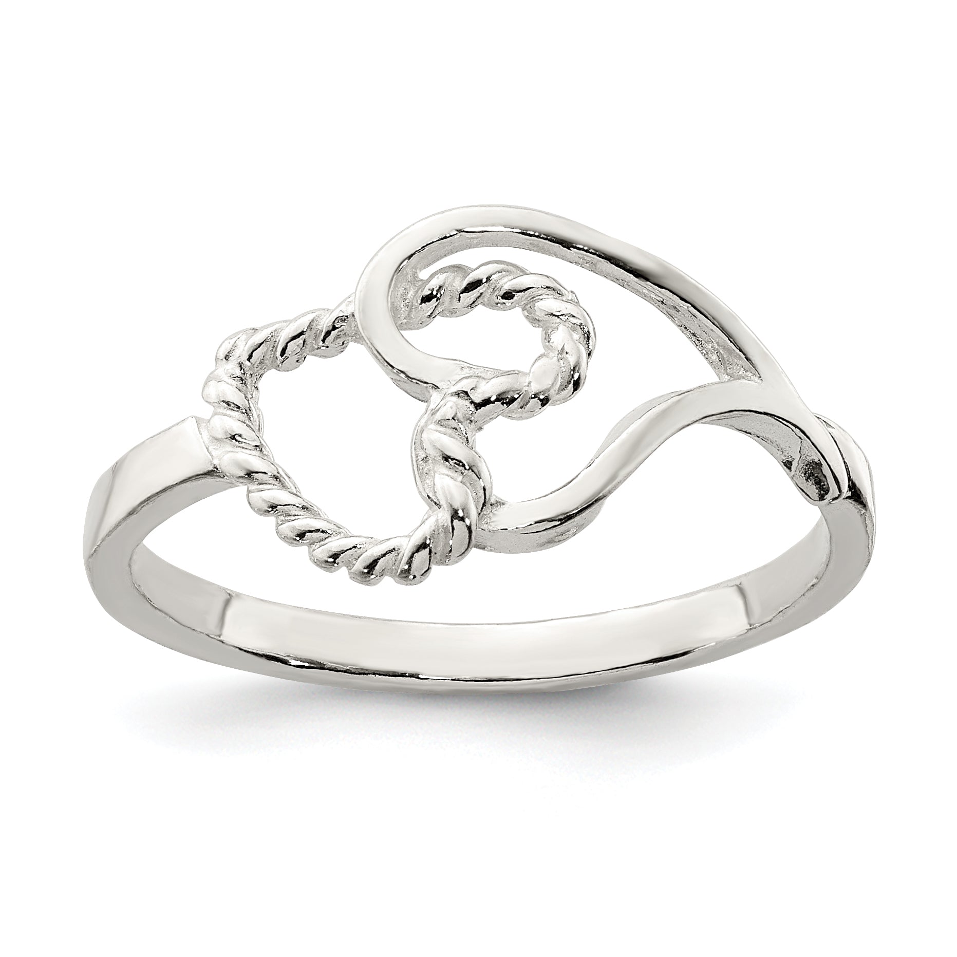 Sterling Silver Heart Ring Main image