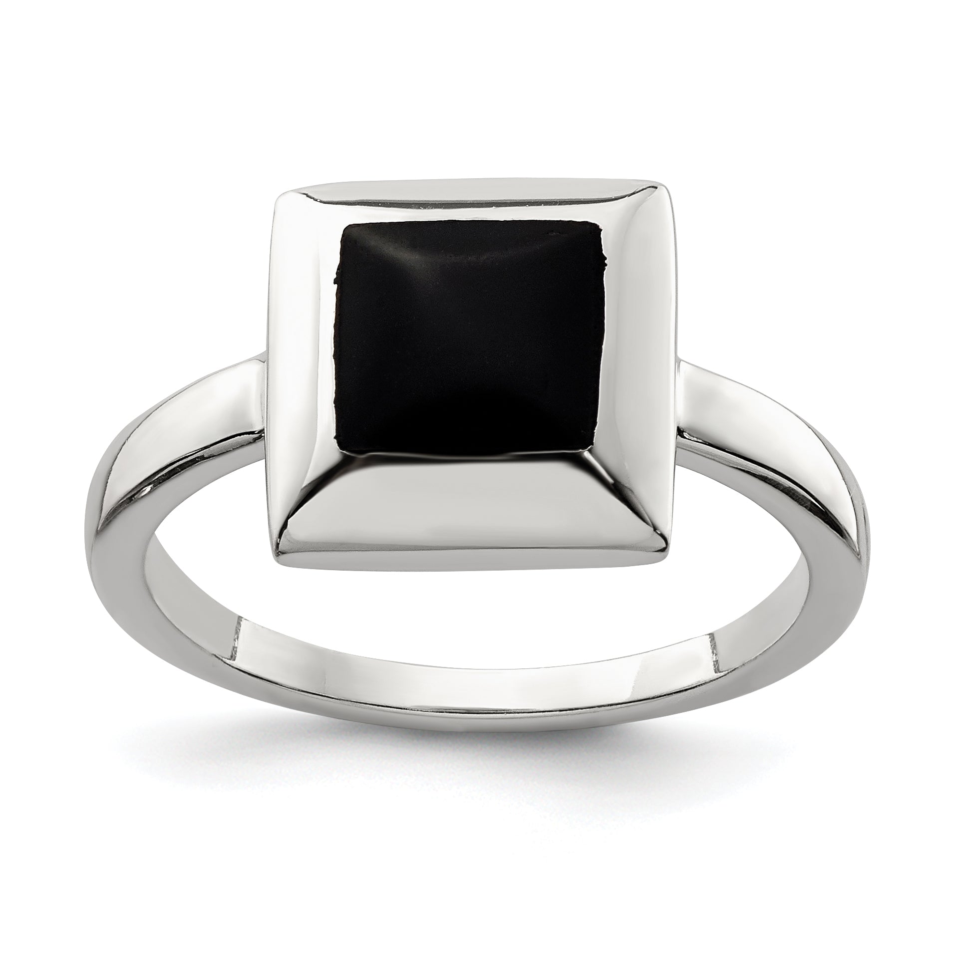 Sterling Silver Onyx Ring Main image