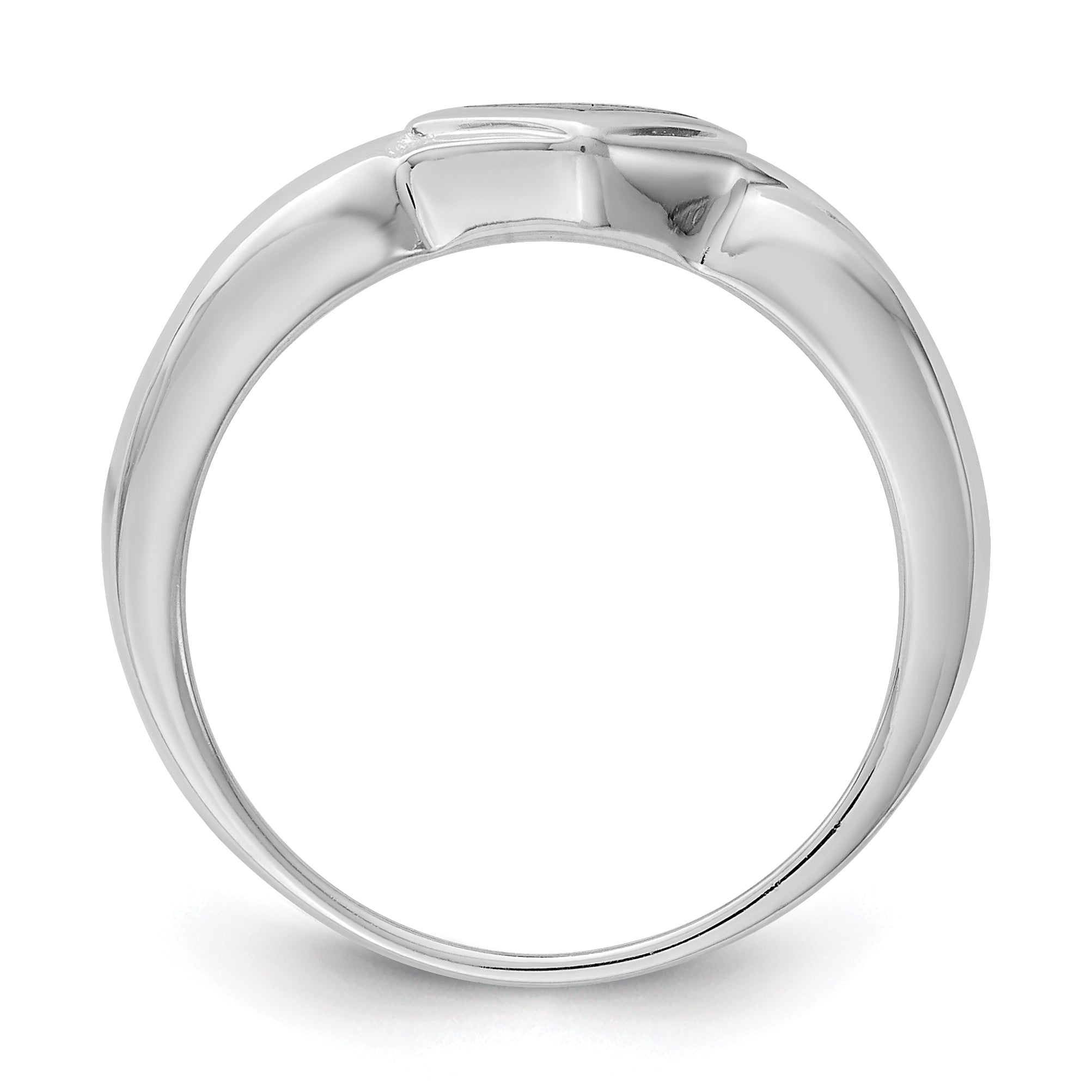 Sterling Silver Onyx Ring Secondary image