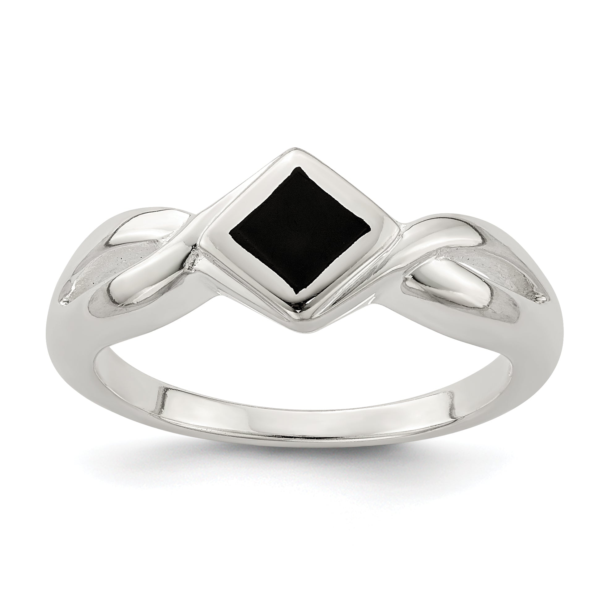 Sterling Silver Onyx Ring Main image
