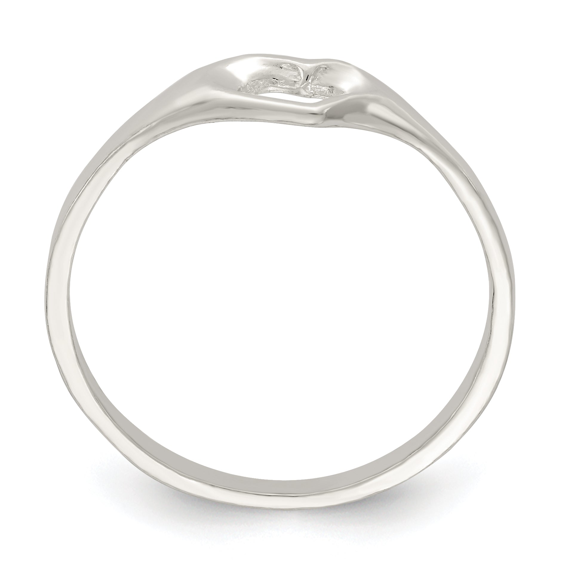 Sterling Silver Heart Ring Secondary image