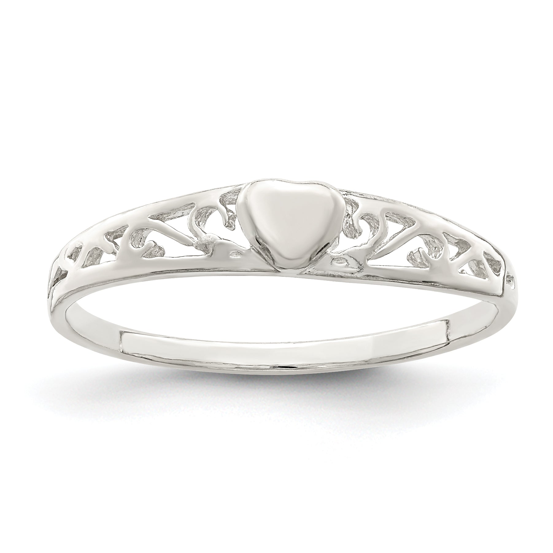 Sterling Silver Heart Ring Main image