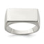 Sterling Silver 9x19mm Closed Back Signet Ring