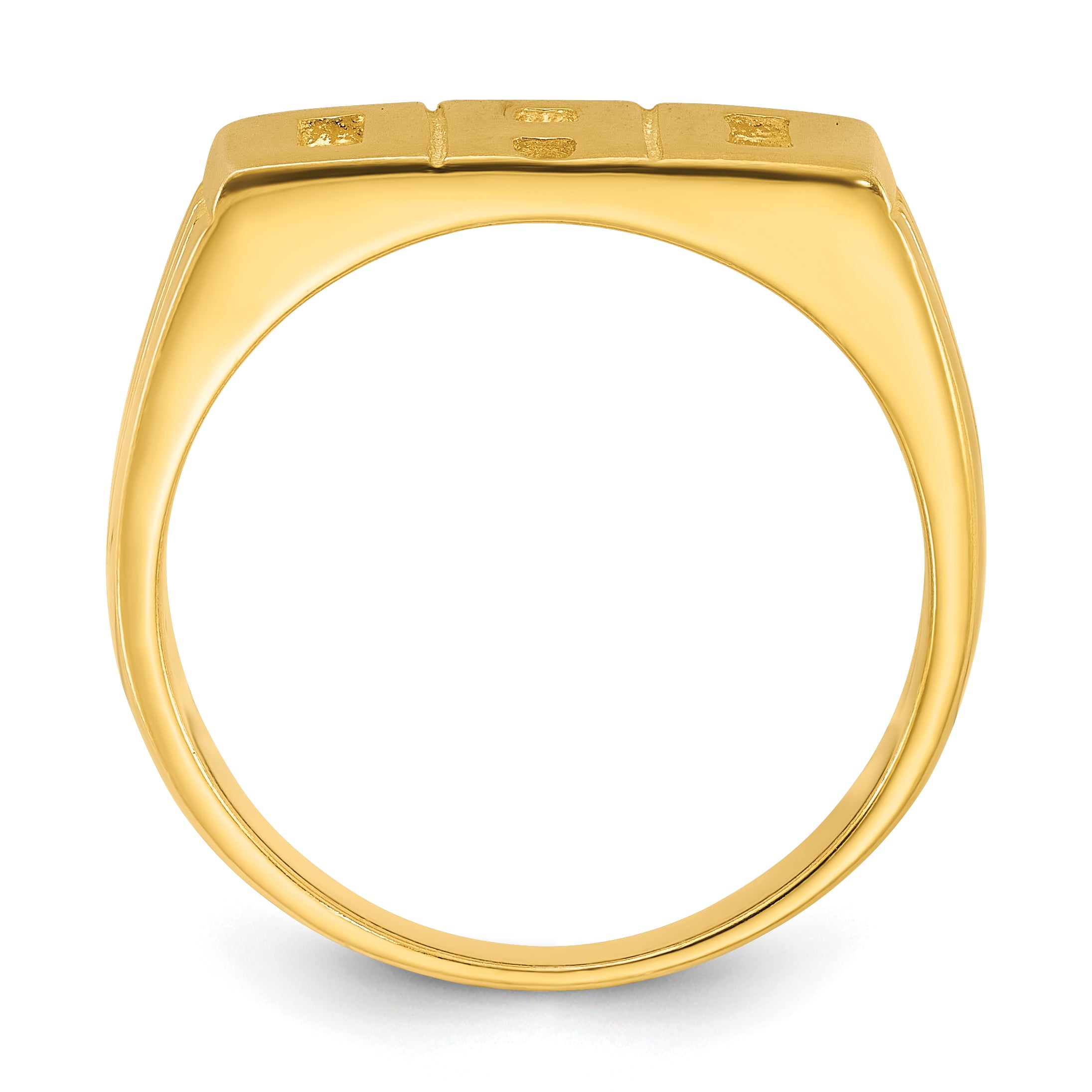 "Dad" Ring in Sterling Silver with Gold-Tone Finish Secondary image