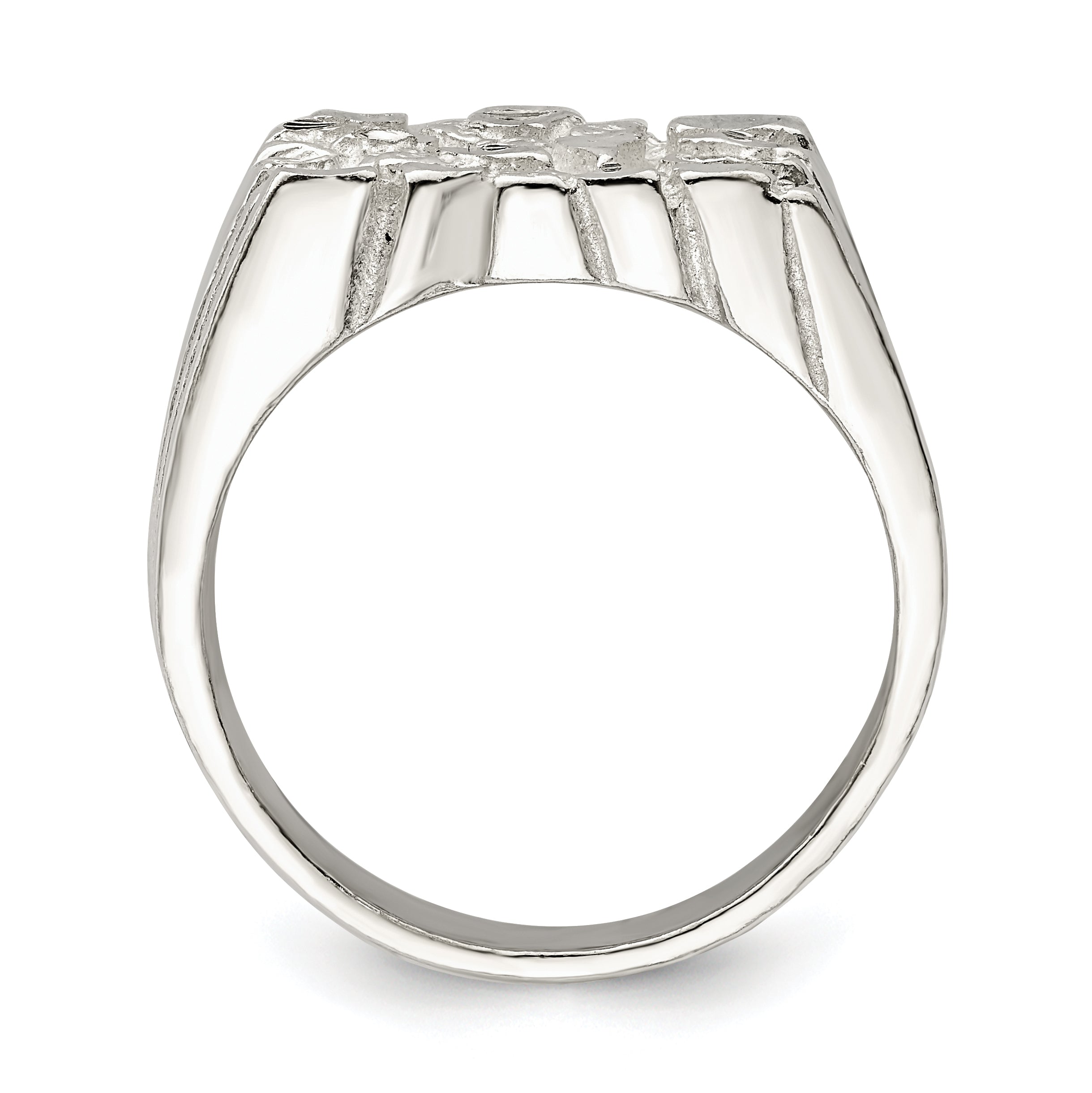 Sterling Silver Nugget Ring Secondary image