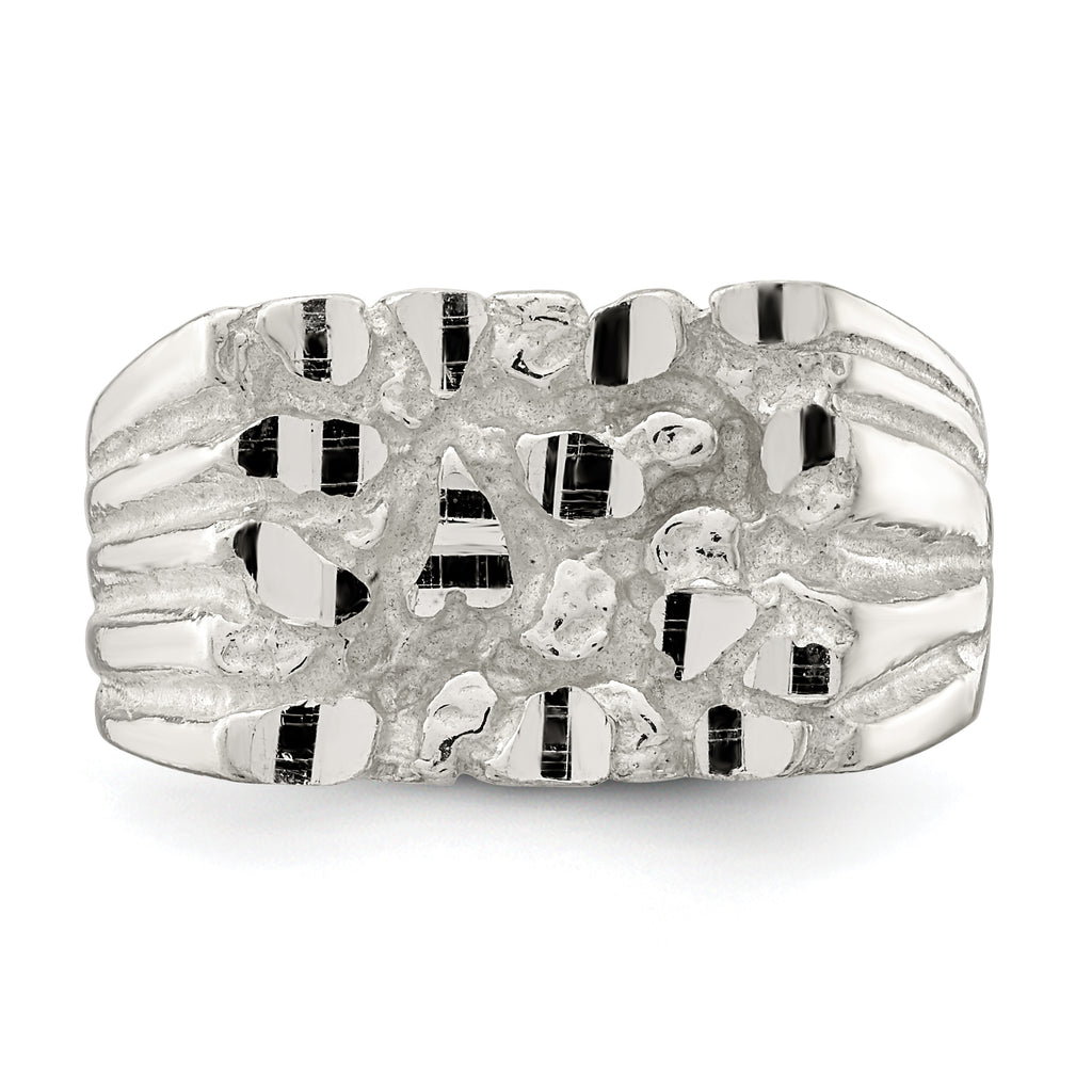 Sterling Silver Nugget Ring