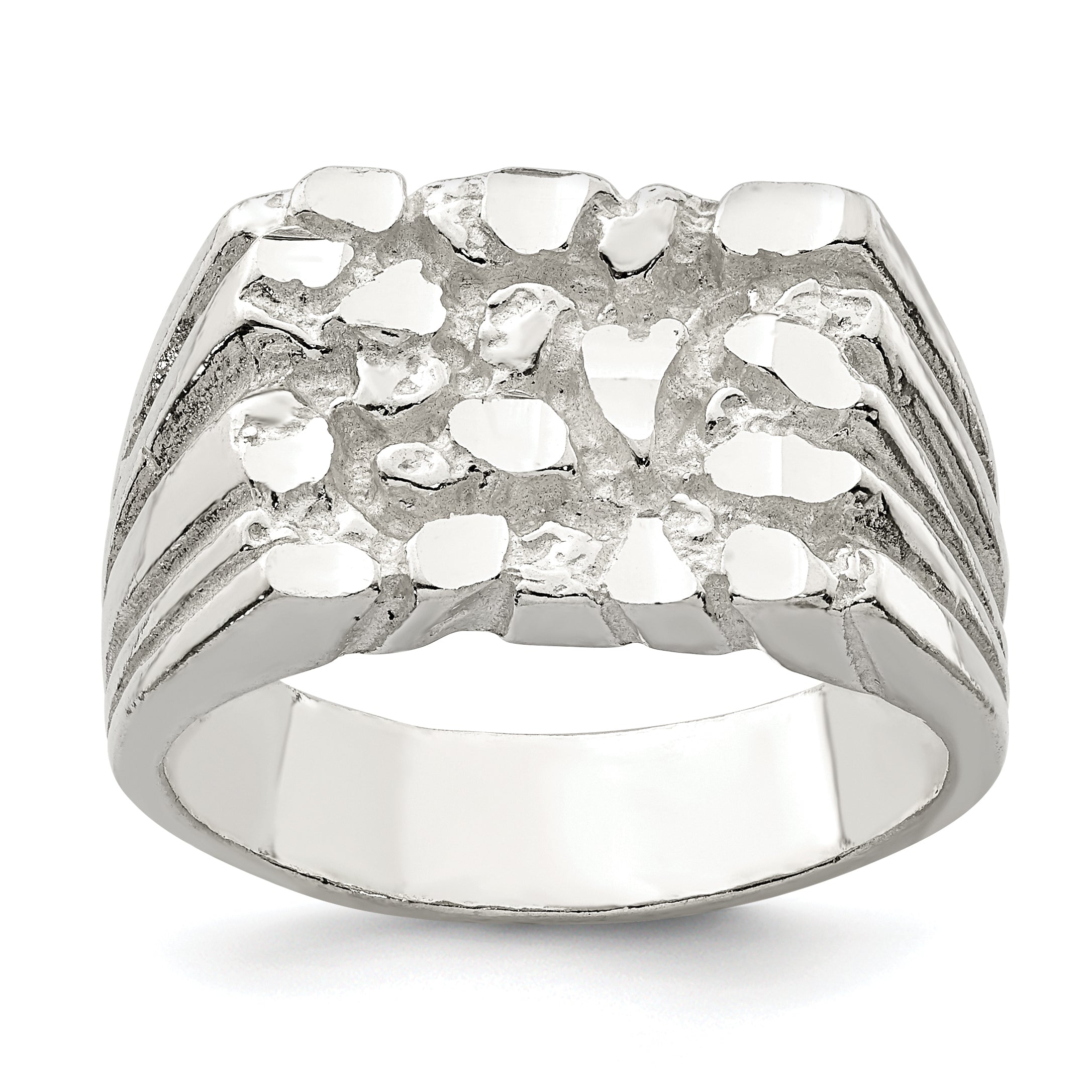 Sterling Silver Nugget Ring Main image