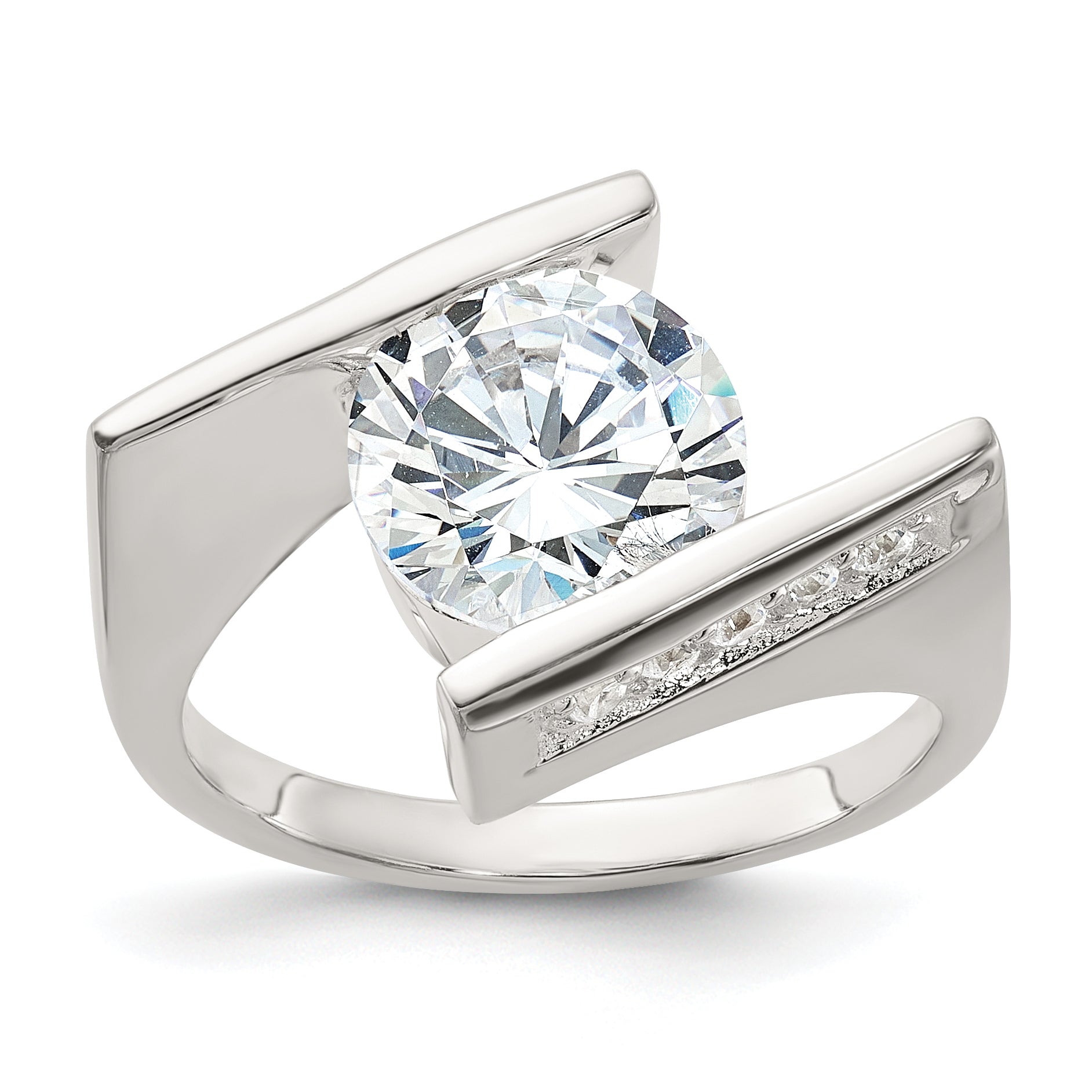 Sterling Silver CZ Ring Main image