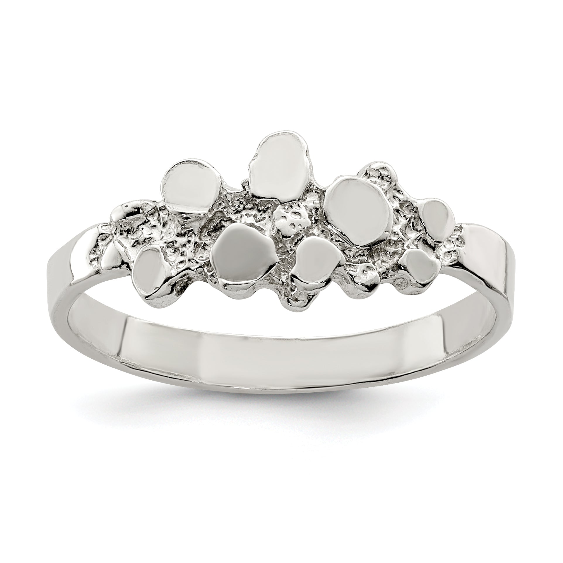 Sterling Silver Nugget Ring