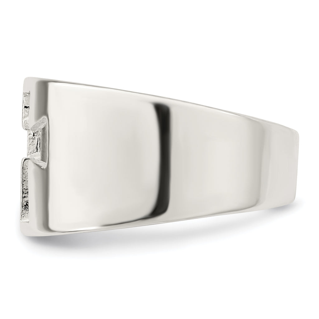 Sterling Silver Cross Cutout Ring