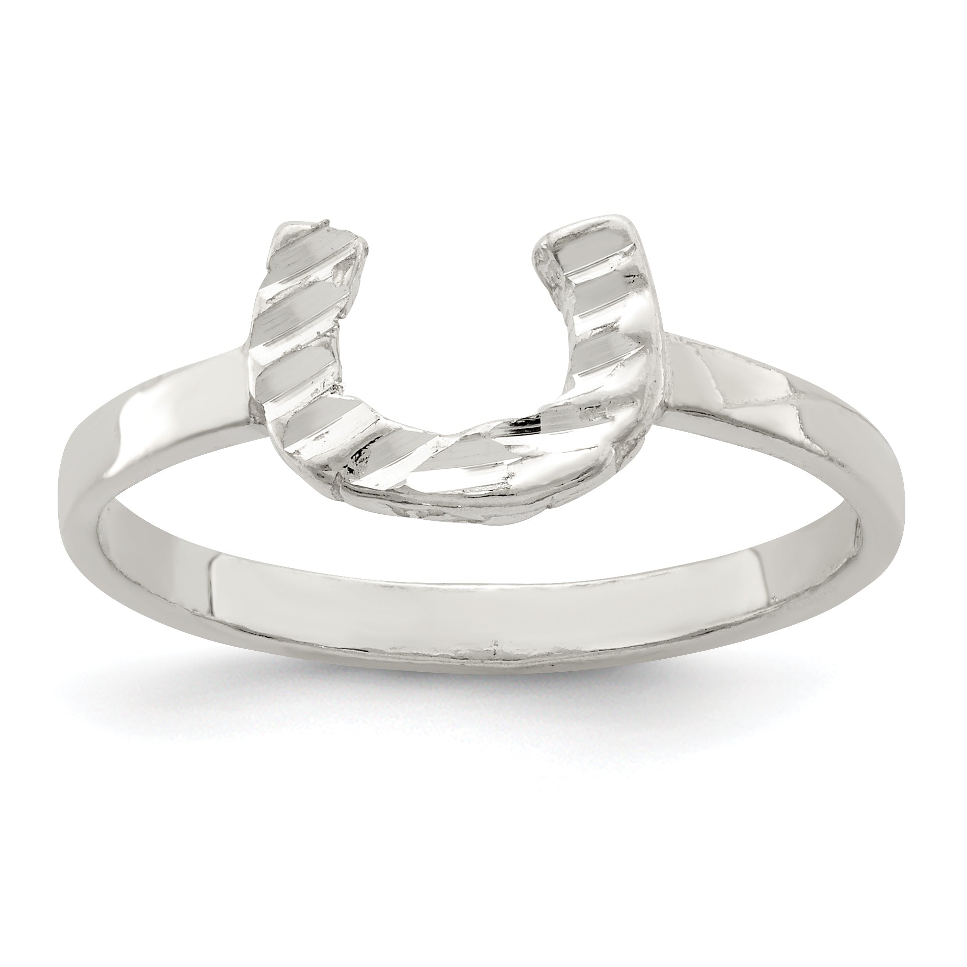 Sterling Silver Horseshoe Ring Main image
