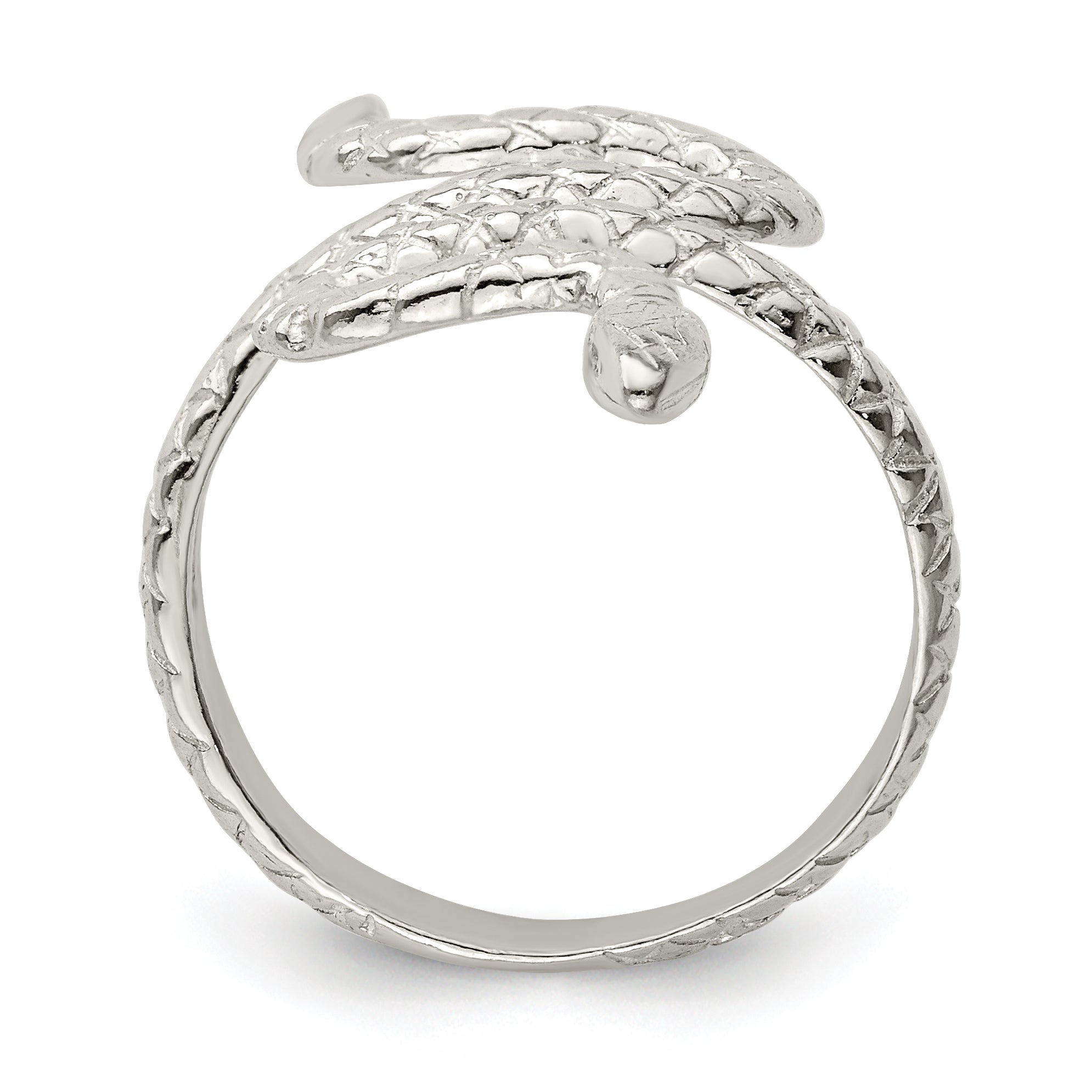 Snake Ring in Sterling Silver Secondary image