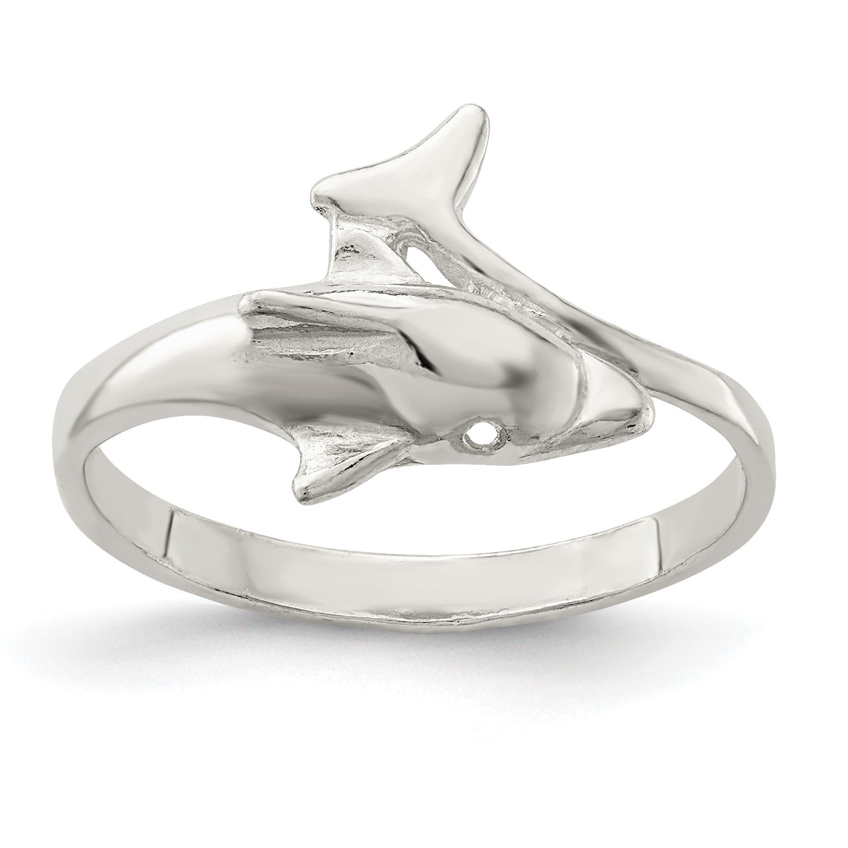 Sterling Silver Dolphin Ring Main image