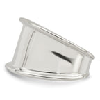 Sterling Silver 15mm Tapered Ring