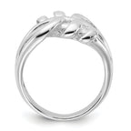 Sterling Silver Polished Fancy Twist Ring
