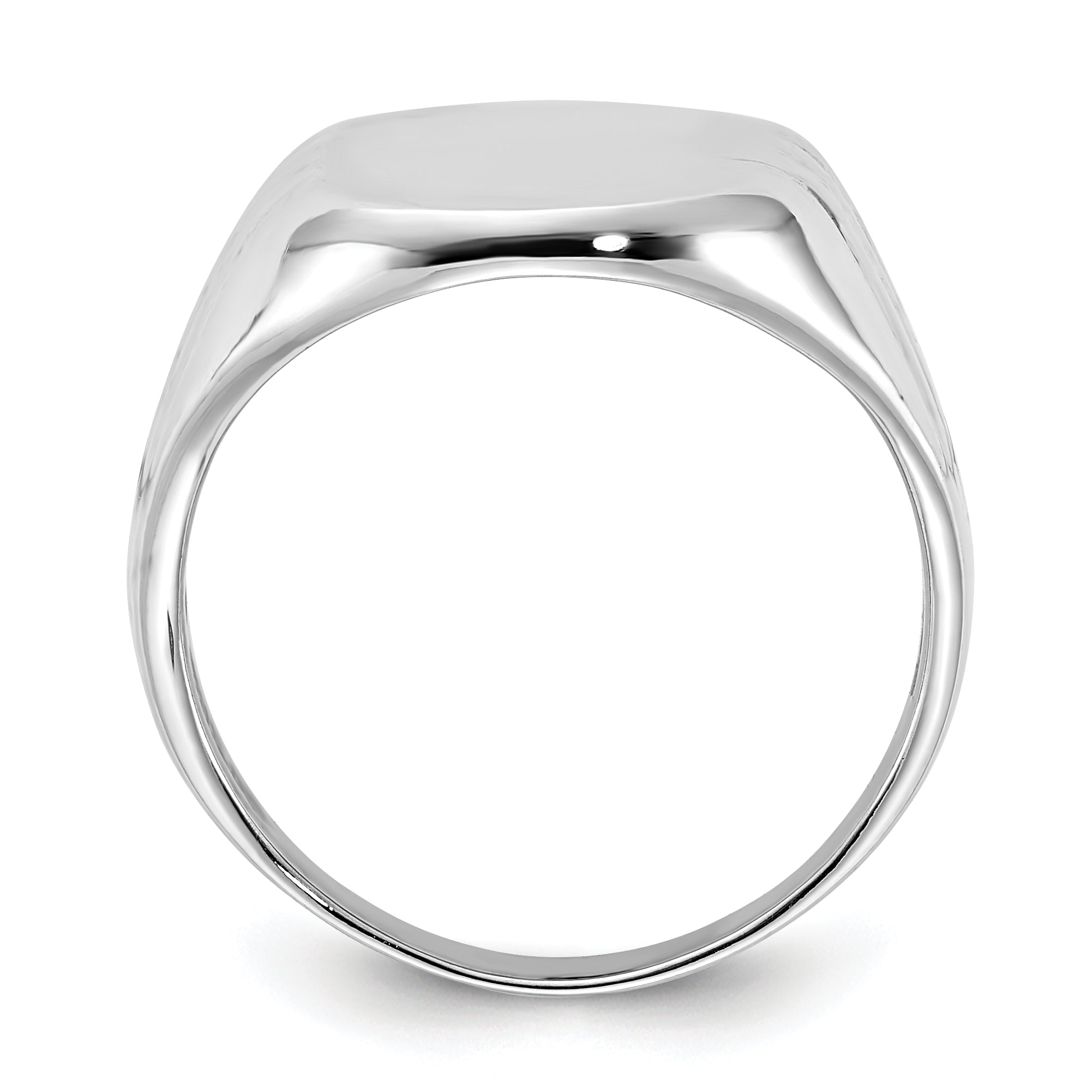 Sterling Silver Polished Signet Ring