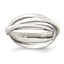 Sterling Silver Triple Intertwining Ring