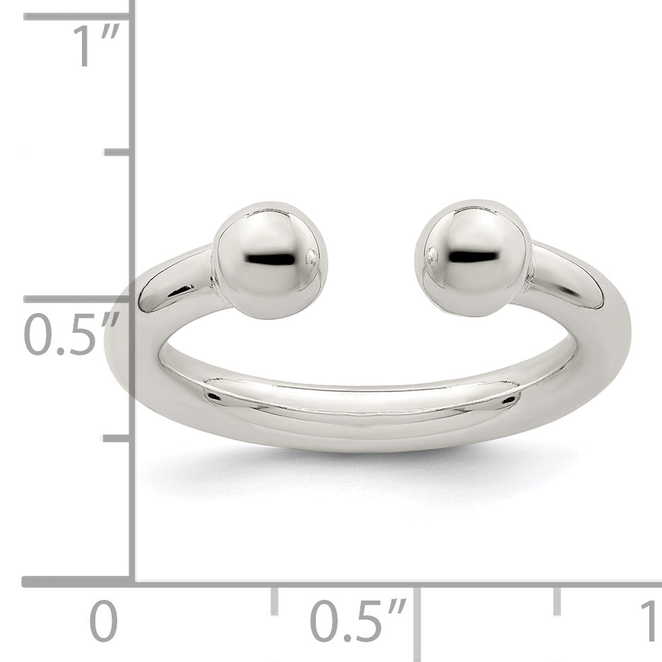 Sterling Silver Tube Ring
