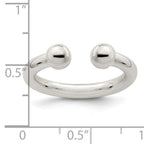 Sterling Silver Tube Ring